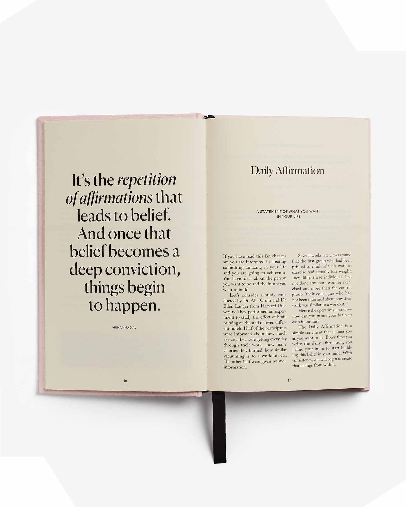 The Five Minute Journal - Blush Pink Intelligent Change