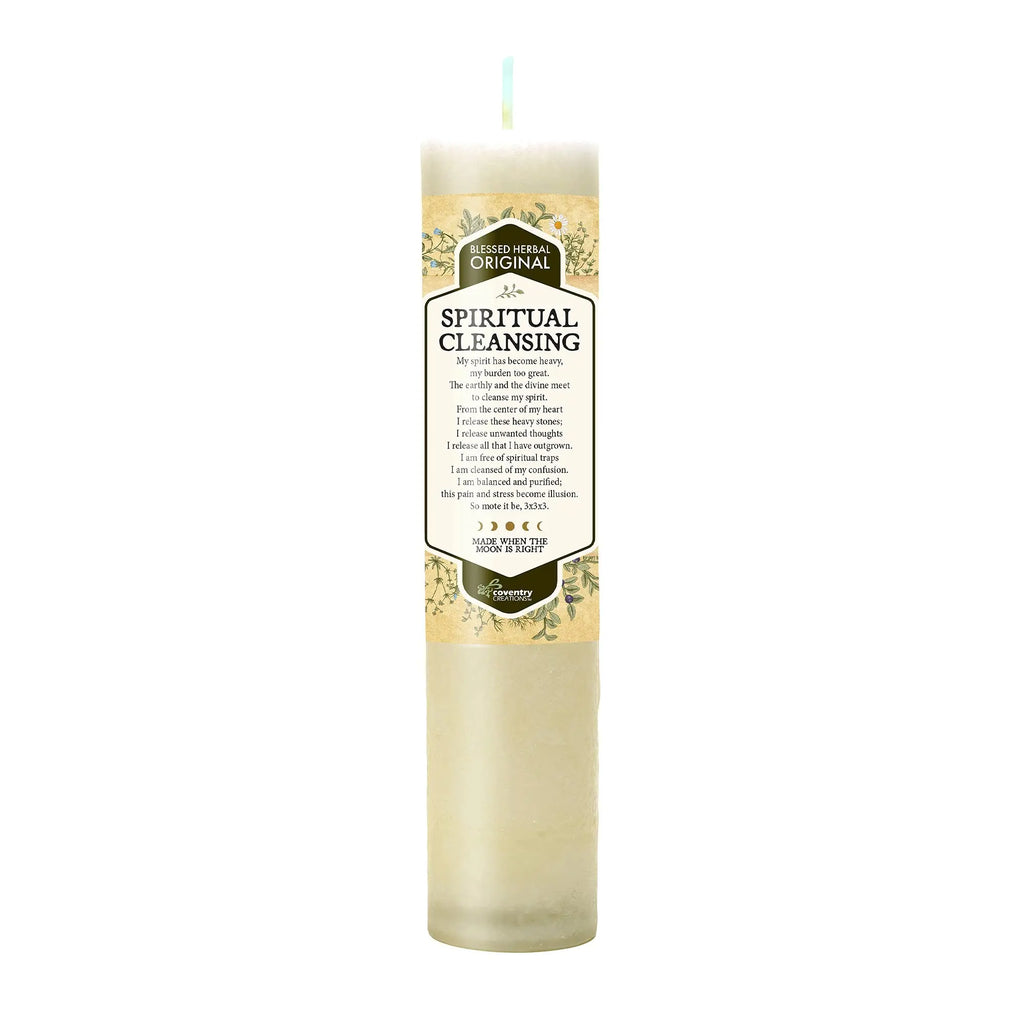 Blessed Herbal Candle Spiritual Cleansing Divine Frequency
