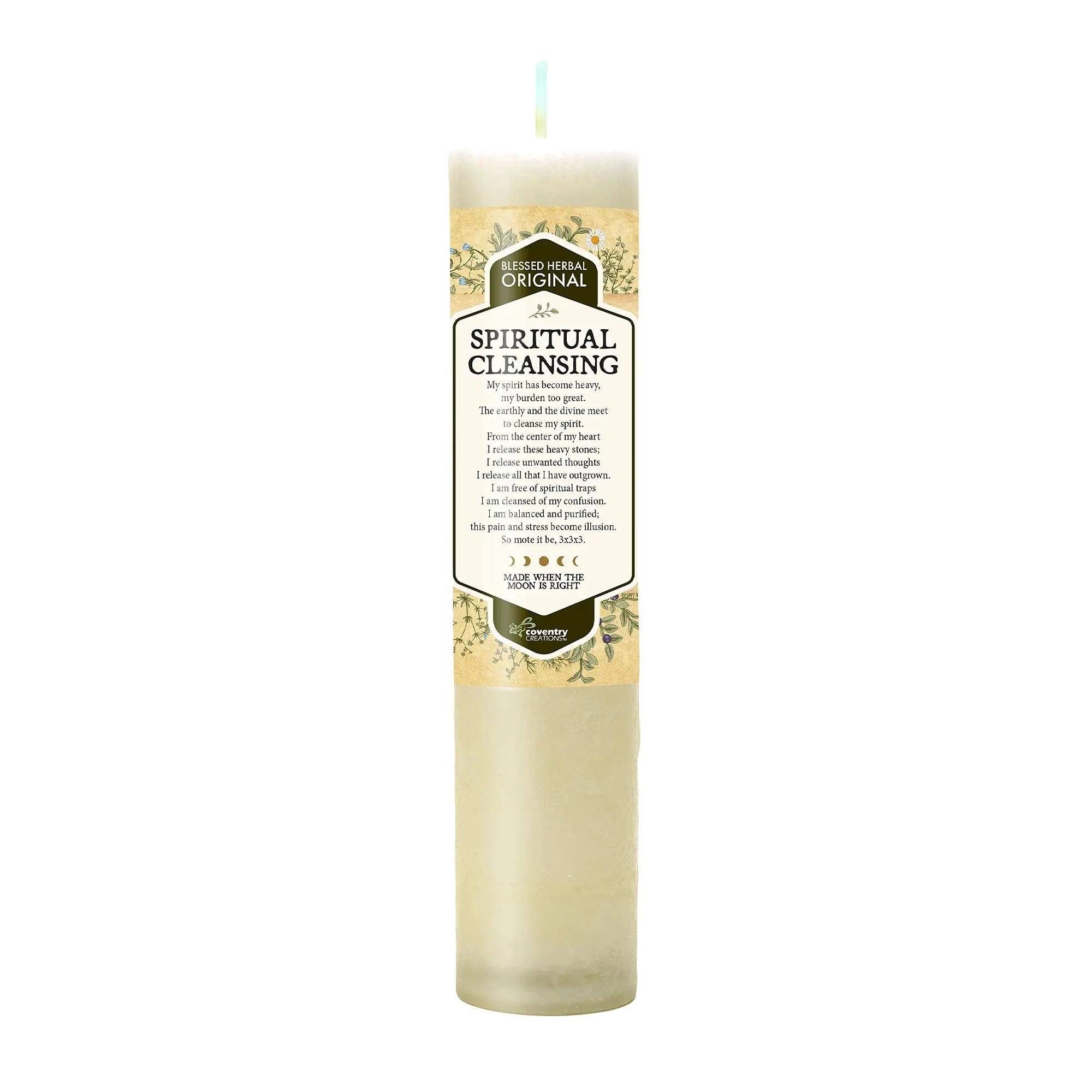 Blessed Herbal Candle Spiritual Cleansing Divine Frequency