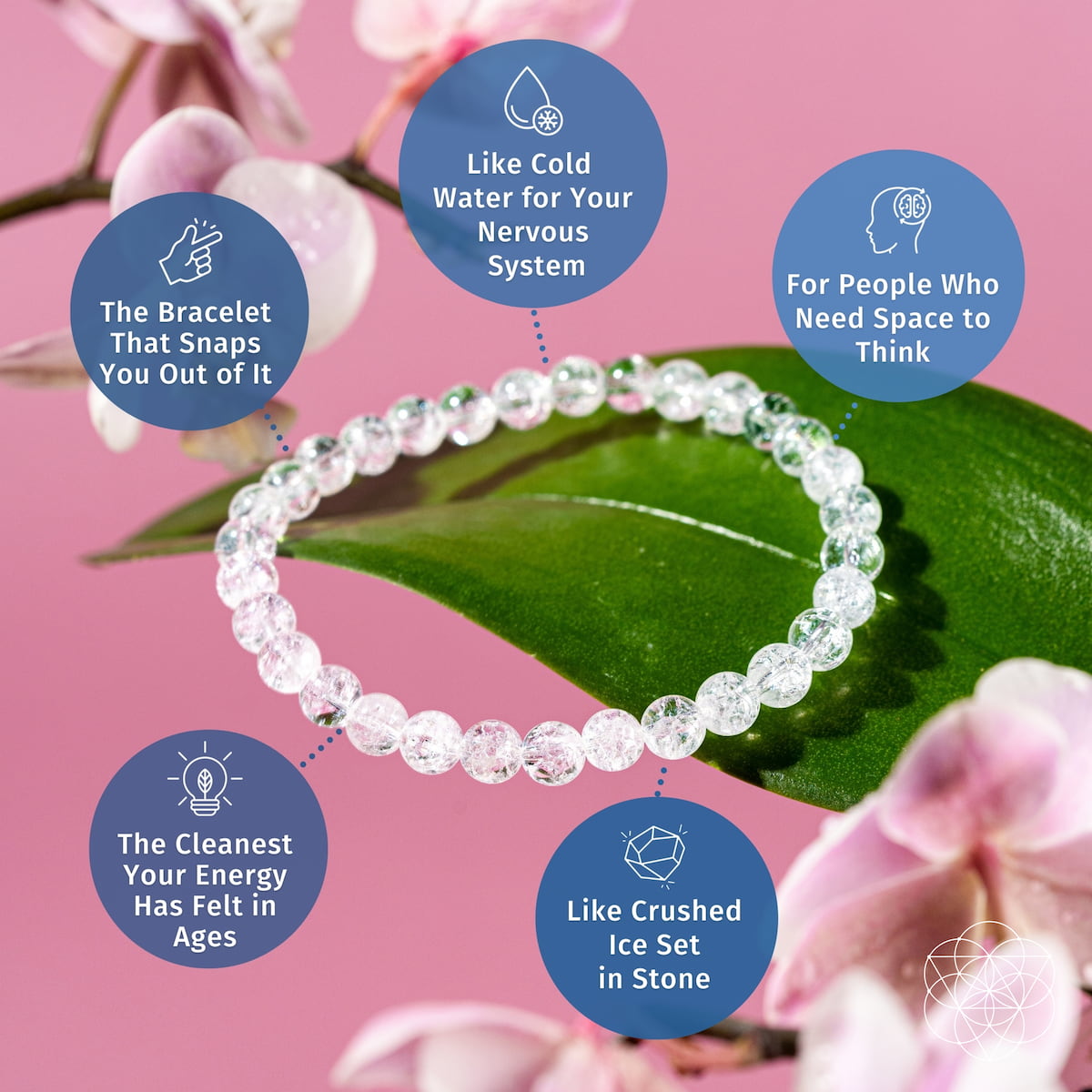 Emotional Ice Bath – The Ice Quartz Bracelet | 6mm Conscious Items
