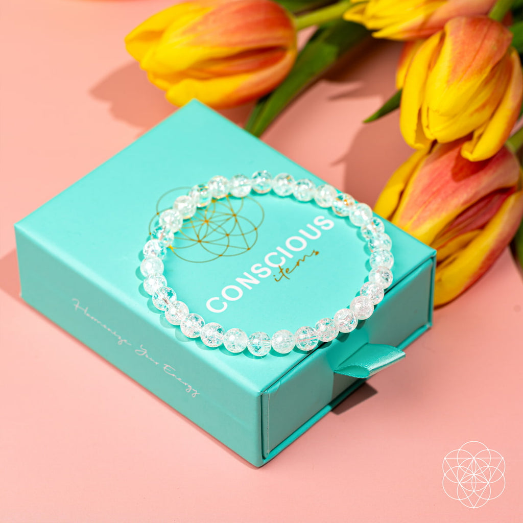 Emotional Ice Bath – The Ice Quartz Bracelet | 6mm Conscious Items