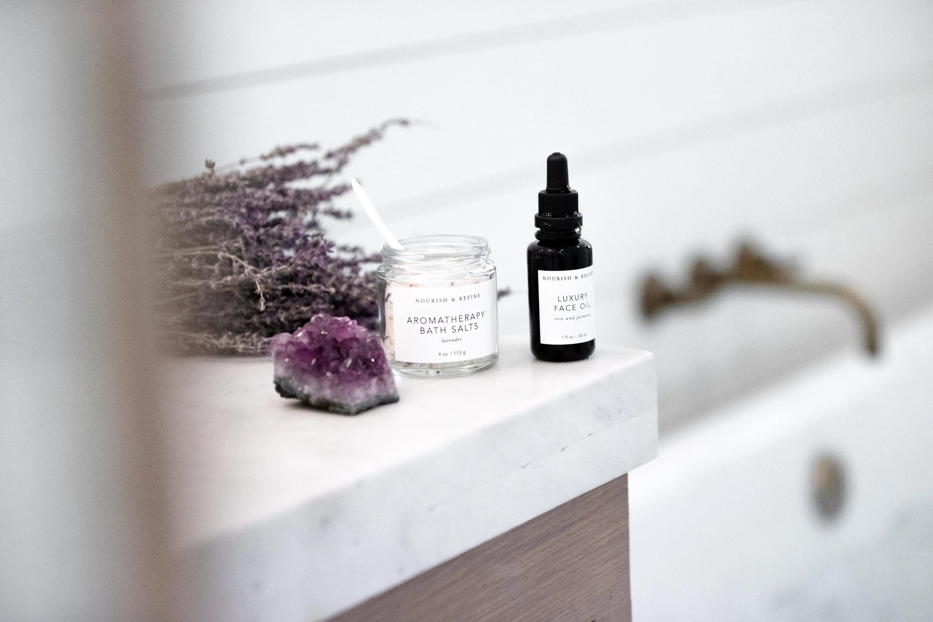 Aromatherapy Bath Salts Nourish and Refine