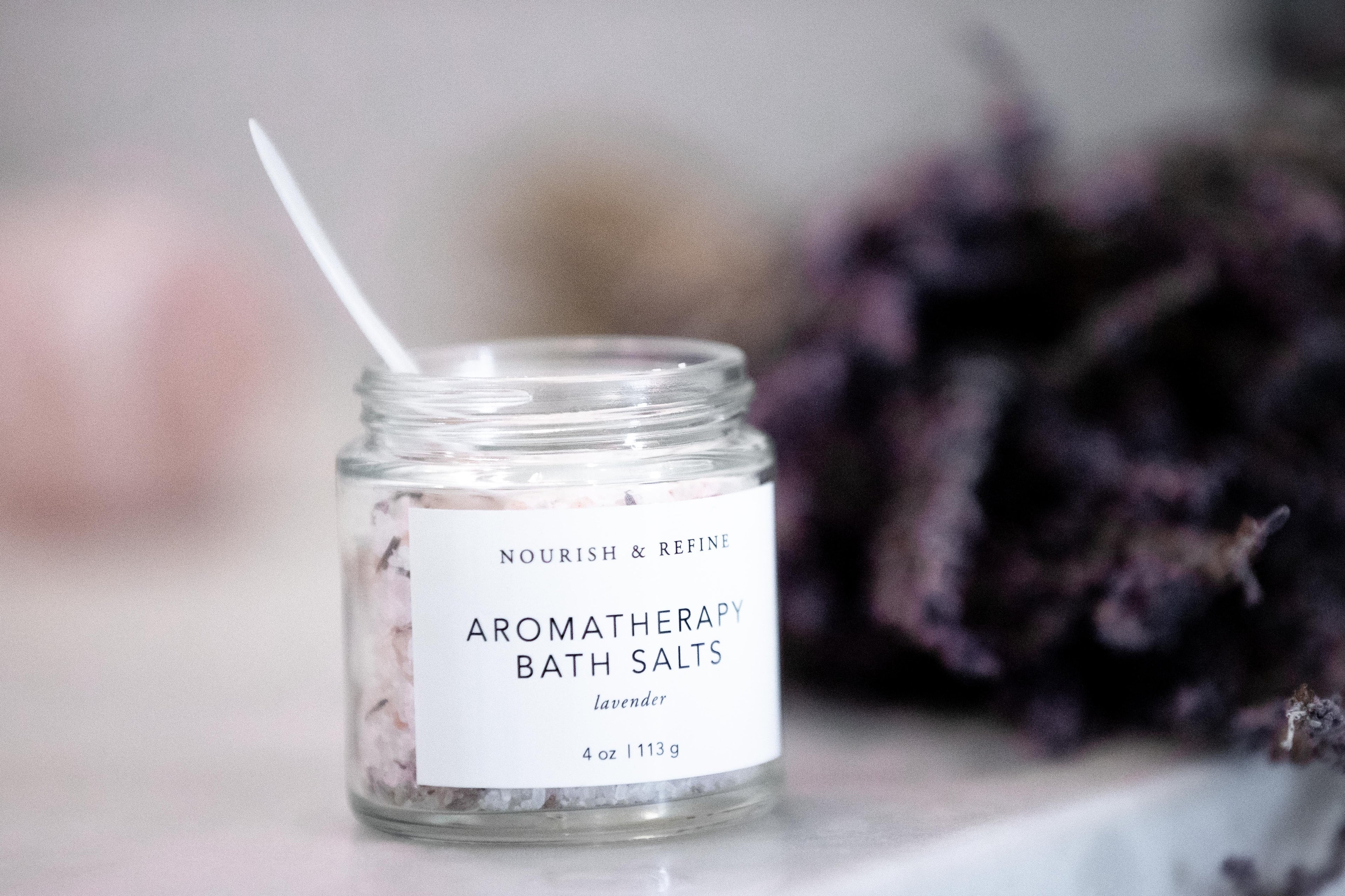 Aromatherapy Bath Salts Nourish and Refine