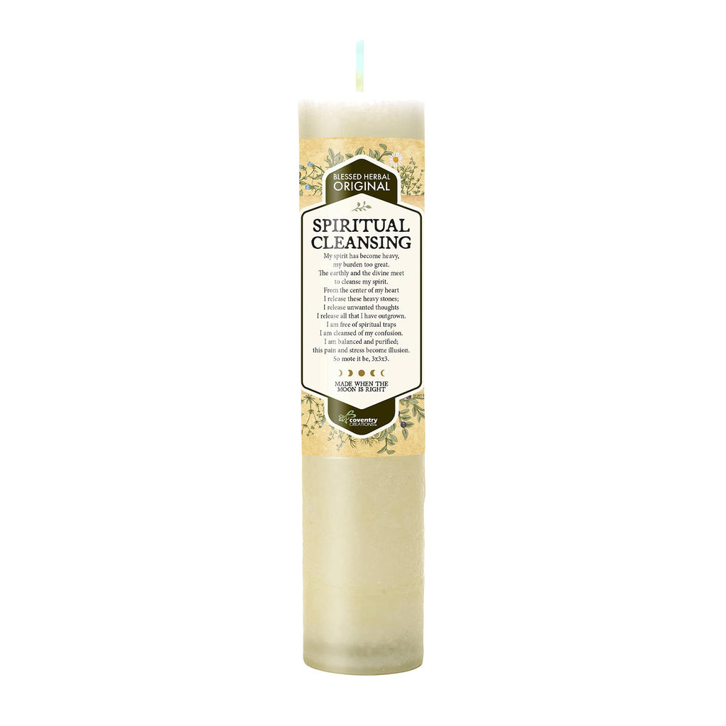 Blessed Herbal Candle Spiritual Cleansing Divine Frequency